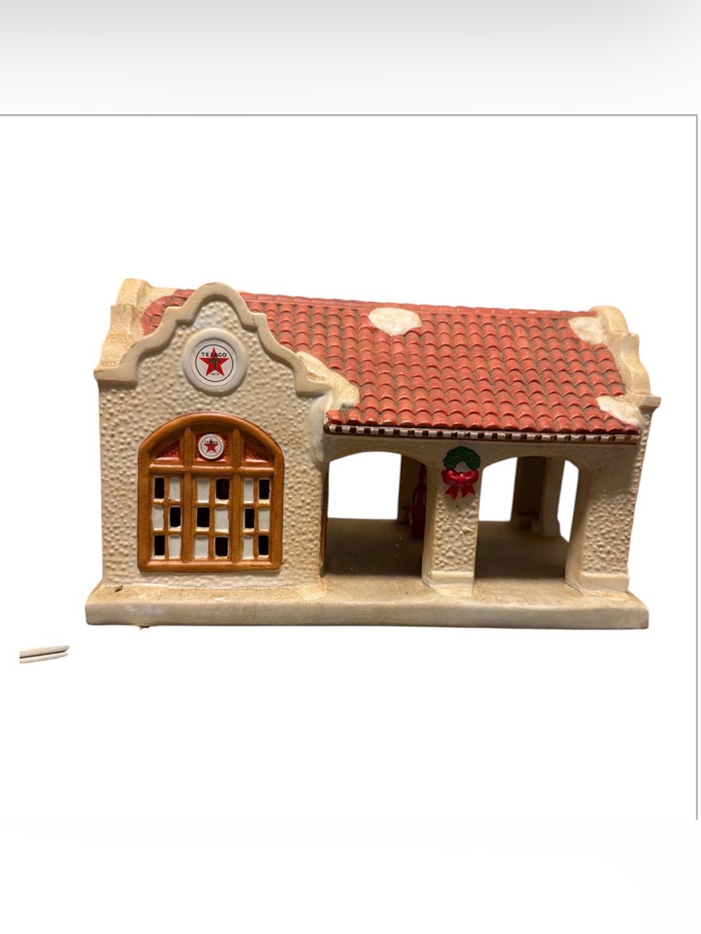 Holiday Inspirations Set of 7 Christmas Village Porcelain Bldgs